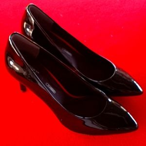 ROCKSPORT truTech Bkack 3" Heels Pumps size 5.5